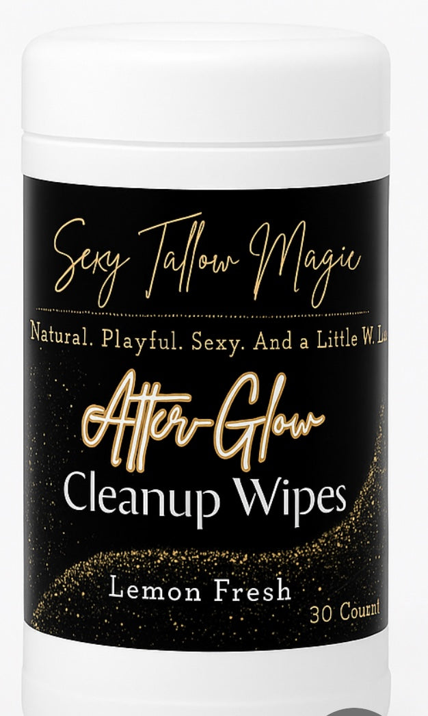 SEXY MAGIC – AFTERGLOW Soothing Clean-up Wipes (Lemon Fresh)